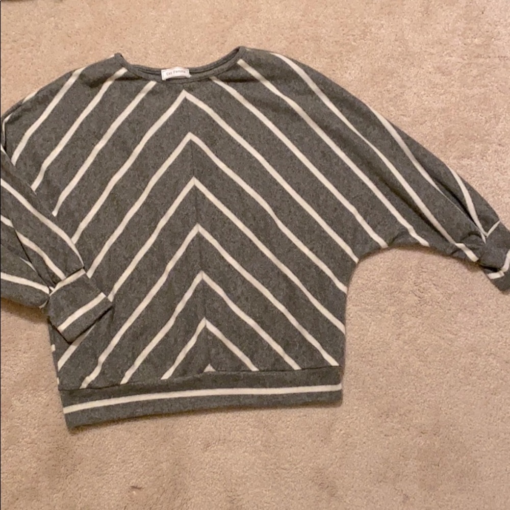 Chevron soft sweater